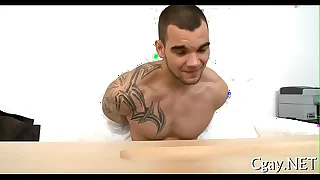 Glazy facial spunk go about for dude