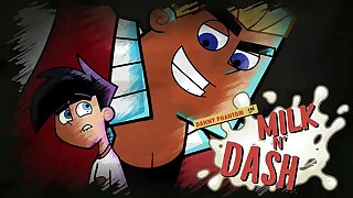 Milk'n'Dash - Blonde jock gets footjob from twink after class